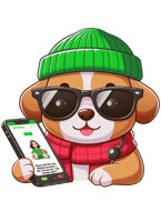 Dessin d'un chien détouré